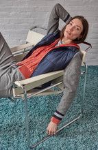 Load image into Gallery viewer, J Society -Varsity Bomber Jacket - Navy