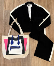 Load image into Gallery viewer, J Society - Single Stripe Sweater - Black/Ivory