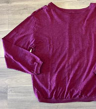 Load image into Gallery viewer, Elliott Lauren - Banded Long Sleeve - Malbec