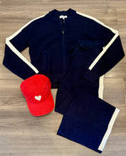 Load image into Gallery viewer, J Society - Single Stripe Sweater - Navy/Ivory