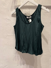 Load image into Gallery viewer, Lola and Sophie - Vintage Satin Tank - Pine, Black, Red