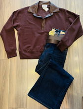 Load image into Gallery viewer, Fifteen Twenty - Rachel Contrast Collar Top - Wood