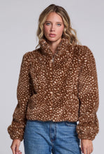 Load image into Gallery viewer, Chaser - Puff Sleeve Faux Fur Jacket - Baby Deer