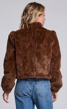 Load image into Gallery viewer, Chaser - Puff Sleeve Faux Fur Jacket - Chocolate