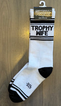 Load image into Gallery viewer, Gumball Poodle - Trophy Wife Socks - White/Black