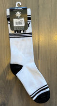 Load image into Gallery viewer, Gumball Poodle - Trophy Wife Socks - White/Black