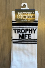 Load image into Gallery viewer, Gumball Poodle - Trophy Wife Socks - White/Black