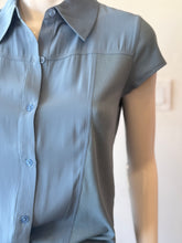 Load image into Gallery viewer, Lola &amp; Sophie - Hybrid Cap Sleeve Shirt - Blueshadow