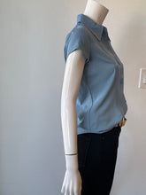 Load image into Gallery viewer, Lola &amp; Sophie - Hybrid Cap Sleeve Shirt - Blueshadow