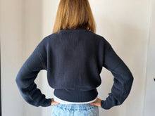Load image into Gallery viewer, Minnie Rose - Cotton Shaker V-Neck - Navy