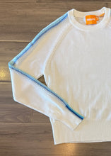 Load image into Gallery viewer, Wispr by Brodie - Geo Sleeve Crew - Ivory