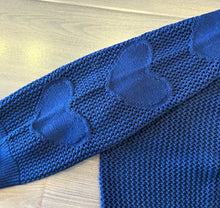 Load image into Gallery viewer, Zaket &amp; Plover - Hearts On My Sleeve Sweater - Marine