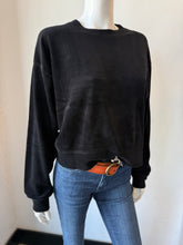 Load image into Gallery viewer, Velvet - Halima Long Sleeve Pullover - Black