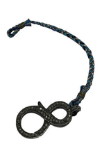 Load image into Gallery viewer, Patricia Arango - Pave Diamond Infinity Bracelet on Handwoven Braid