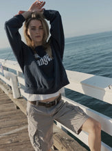 Load image into Gallery viewer, Best Regards - Los Angeles Postcard Sweatshirt - Weathered Navy