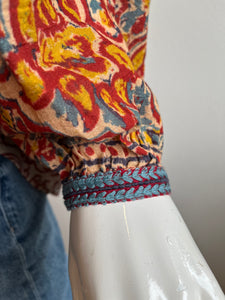 Maison Hotel - Leandra Blouse - Patch Work Mullumbimby