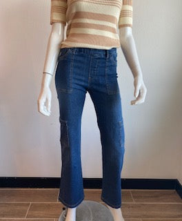 Flog - Rose Cargo Dark Denim