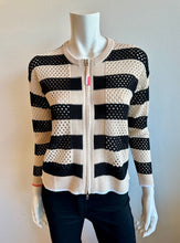 Load image into Gallery viewer, Zaket &amp; Plover - Pointelle Zip Cardi - Canvas