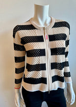 Load image into Gallery viewer, Zaket &amp; Plover - Pointelle Zip Cardi - Canvas