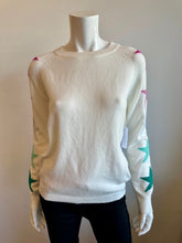 Load image into Gallery viewer, Six Fifty Star Sleeve Sweater White