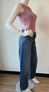 Mother Denim - The Dodger Ankle - Green Thumb