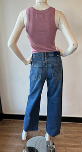 Mother Denim - The Dodger Ankle - Green Thumb