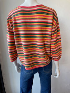 Zaket & Plover Jacquard Stripe Sweater - 2 Colors ( Florence , Sienna )