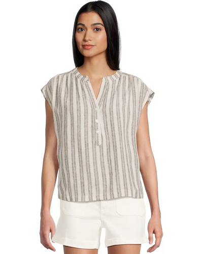 Sanctuary - By the Bay Shell - Chalk Black Stripe
