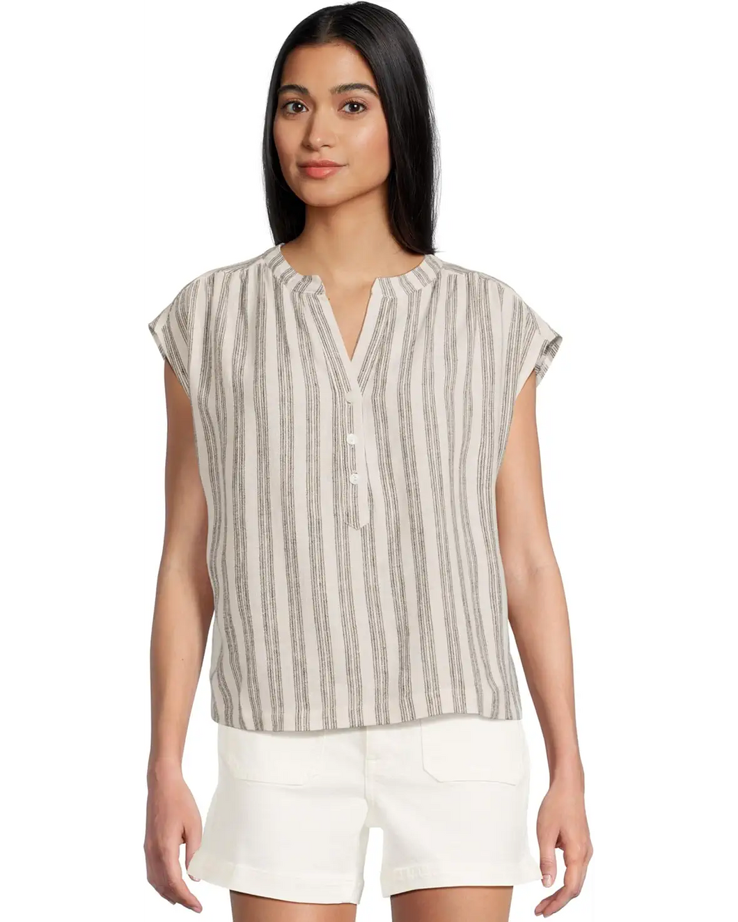 Sanctuary - By the Bay Shell - Chalk Black Stripe