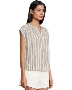 Sanctuary - By the Bay Shell - Chalk Black Stripe