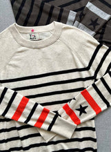 Load image into Gallery viewer, Label &amp; Thread Kristina Star Sweater - Ecru/Black