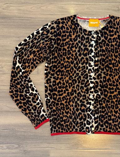 Wispr - Leopard Cardi - Sand