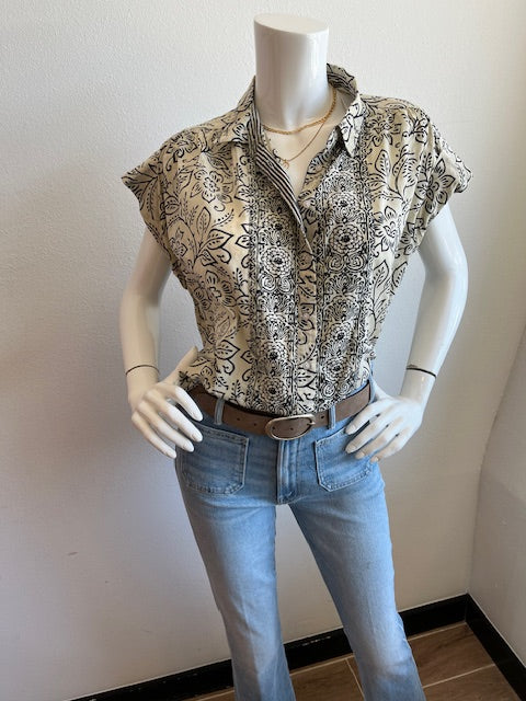 Maison Hotel - Lea Blouse - White Lies - Jasmine