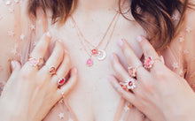 Load image into Gallery viewer, Sirciam Starry Moon Necklace - Rose Gold