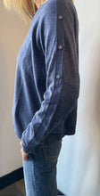 Load image into Gallery viewer, Zaket &amp; Plover - Button Boat Neck Sweater - Denim