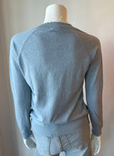 Load image into Gallery viewer, Minnie Rose - Distressed V-Neck Sweater - Fresco Blue