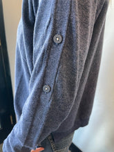 Load image into Gallery viewer, Zaket &amp; Plover - Button Boat Neck Sweater - Denim