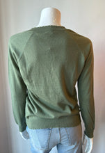 Load image into Gallery viewer, Minnie Rose - Distressed V-Neck Sweater - Garden