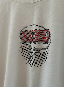 Label + Thread Graphic Ava Tee - XOXO , White