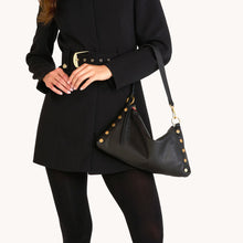 Load image into Gallery viewer, Hammitt- Kyle Medium- Black/Brushed Gold/Red Zipper