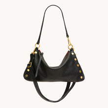 Load image into Gallery viewer, Hammitt- Kyle Medium- Black/Brushed Gold/Red Zipper