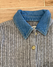 Load image into Gallery viewer, Velvet Heart - Rosie S/S Cable Knit Sweater - Heather