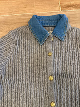 Load image into Gallery viewer, Velvet Heart - Rosie S/S Cable Knit Sweater - Heather
