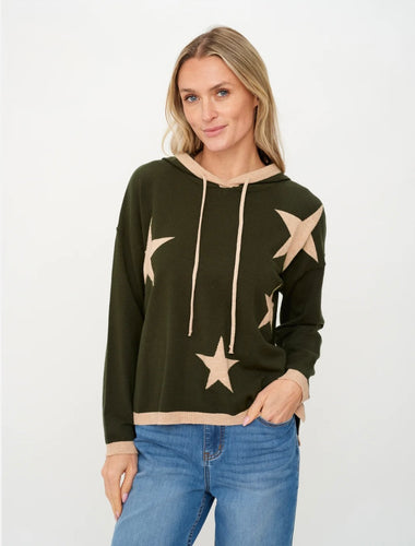 Six Fifty - Starlight Graphic Hoodie - Olive