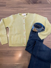 Load image into Gallery viewer, Pink Martini Cleo Cardigan Sweater - Green