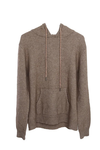 Romi Basha - Rhinestone Cashmere Hoodie - Mocha