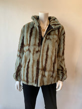 Load image into Gallery viewer, Love Token - Leia Faux Fur Jacket - Green Multi