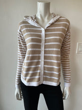 Load image into Gallery viewer, Zaket &amp; Plover - Multi Stripe Hoodie - White