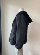 Load image into Gallery viewer, Dylan - Reversible Zip Jacket Fur Love - Twill Black