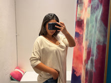 Load image into Gallery viewer, Minnie Rose - Pow Pow V Neck - Brown Sugar
